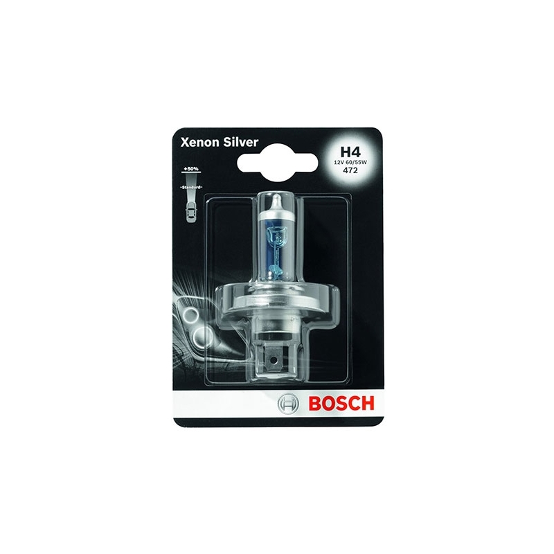 BOSCH 1 LAMP H4 XENON SILVER